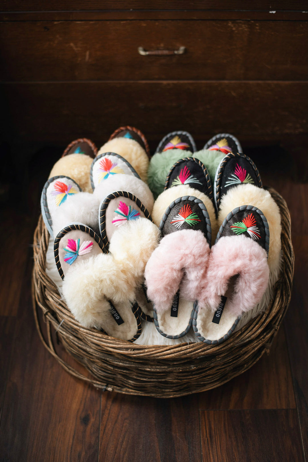 Lucky Dip Sheepskin Mules - ONAIE
