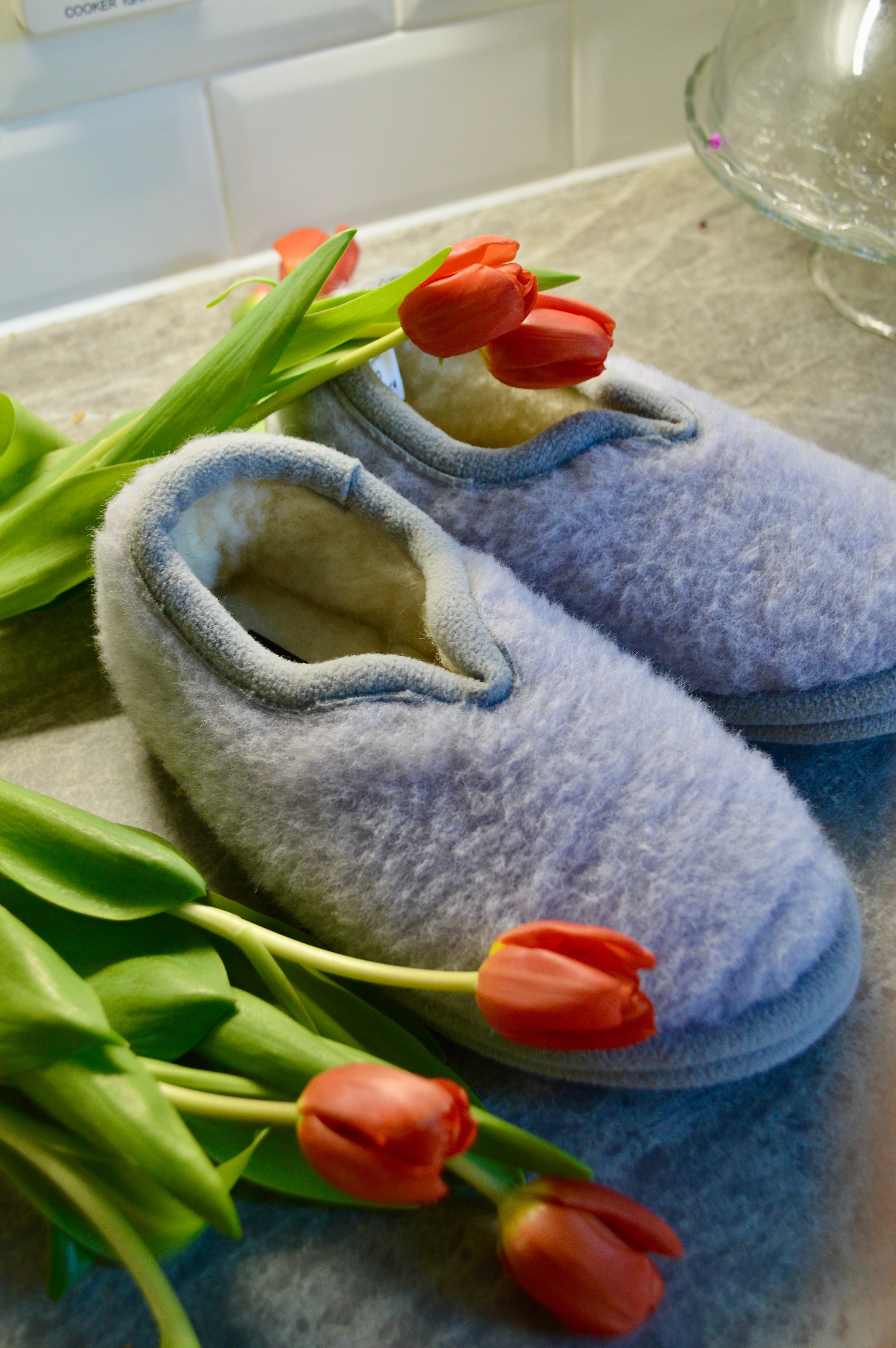 Wool slippers