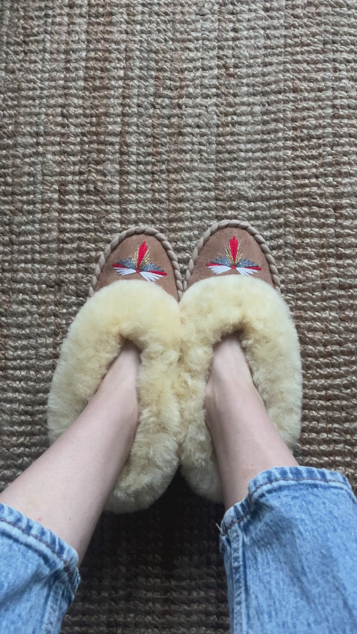 Natural Sheepskin Slippers
