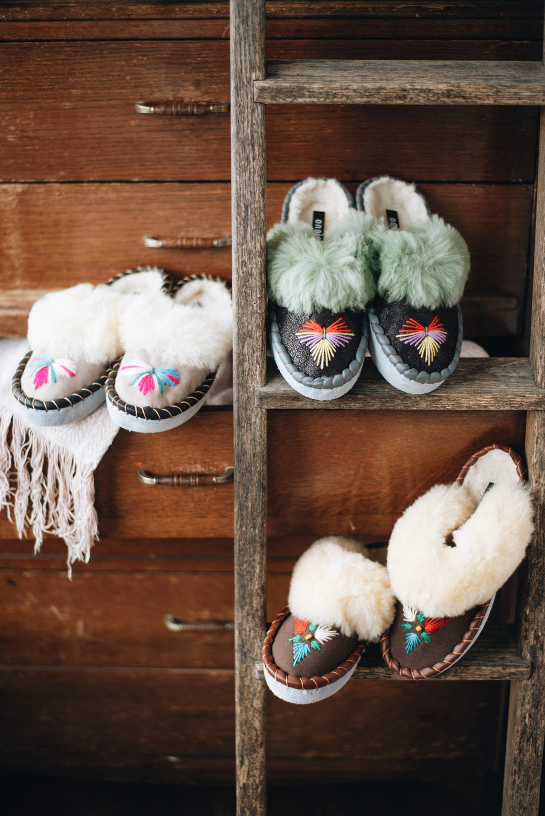 Lucky Dip Sheepskin Mules - ONAIE