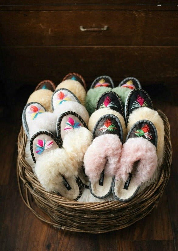 Lucky Dip Sheepskin Mules - ONAIE